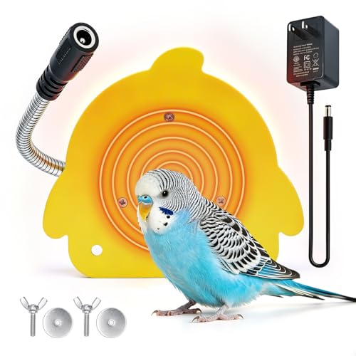 Bird Heater Heated Pad for Parakeets and Parrots