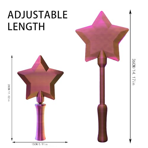 3D Printed Magic Wand Tap to Pay, Contactless Payment Card Holder, Novelty Magic Wand for Card Payment & Gifting (Telescopic+A)