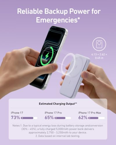 Anker 621 MagGo Power Bank, 5,000mAh Magnetic Portable Charger - image 3