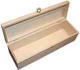 robuste Holzkiste Kiefer Natur - ca. 1.0kg - (leer / ohne Deko, Inhalt oder Transportschutz)