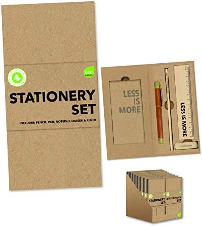 Eco Nature - University Essentials - School Supplies - Back To School Supplies - Notebook Set - College Essentials - Eco Nature Stationery Set