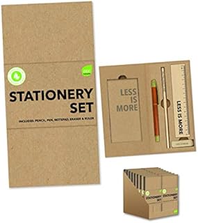 Eco Nature - University Essentials - School Supplies - Back To School Supplies - Notebook Set - College Essentials - Eco Nature Stationery Set