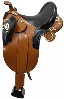 Leather Australian Stock Horse Tack Saddle with Full Accessories