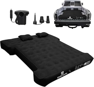Umbrauto Air Mattress for 5.5-5.8 ft Full-Size Short Truck Beds, Inflatable Truck Tent Airbed with Pump, Pickup Camper Air Bed for Camping