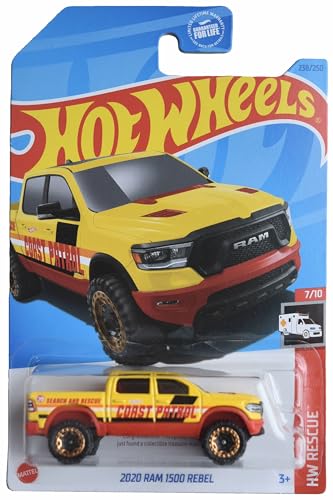 Matchbox Hot Wheels Ram 1500 Rebel Escala 1:64 miniatura 1