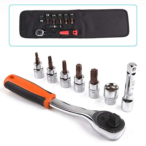 Voodonala for Jeep Wrench Kit Hardtop Door Removal Torx Tool Sets with Storage Bag for 1996-2019 Wrangler CJ TJ JK JKU JL JLU