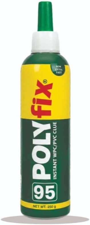 Instant WPC/PVC Glue For Wood,Mica,Acrylic Sheets, Ceramics, Stone, WPC/PVC boards, Gypsum,Charcoal Sheet, Korean Sheet, Metal Strip, Stone, Banding Tape etc. (250g)