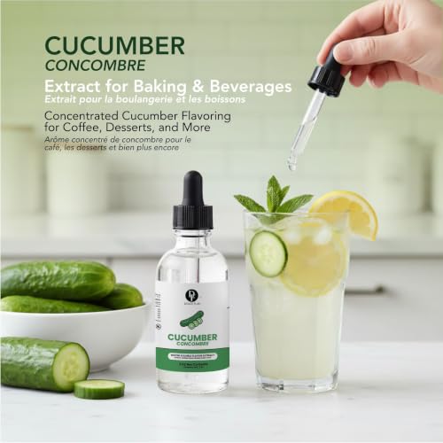 Image of Dolce Flav Cucumber Extract, Natural Flavors, for Drinks, 2oz