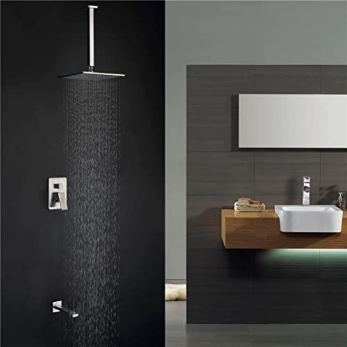 Système de douche montés au plafond design antique avec mitigeur céramique durable