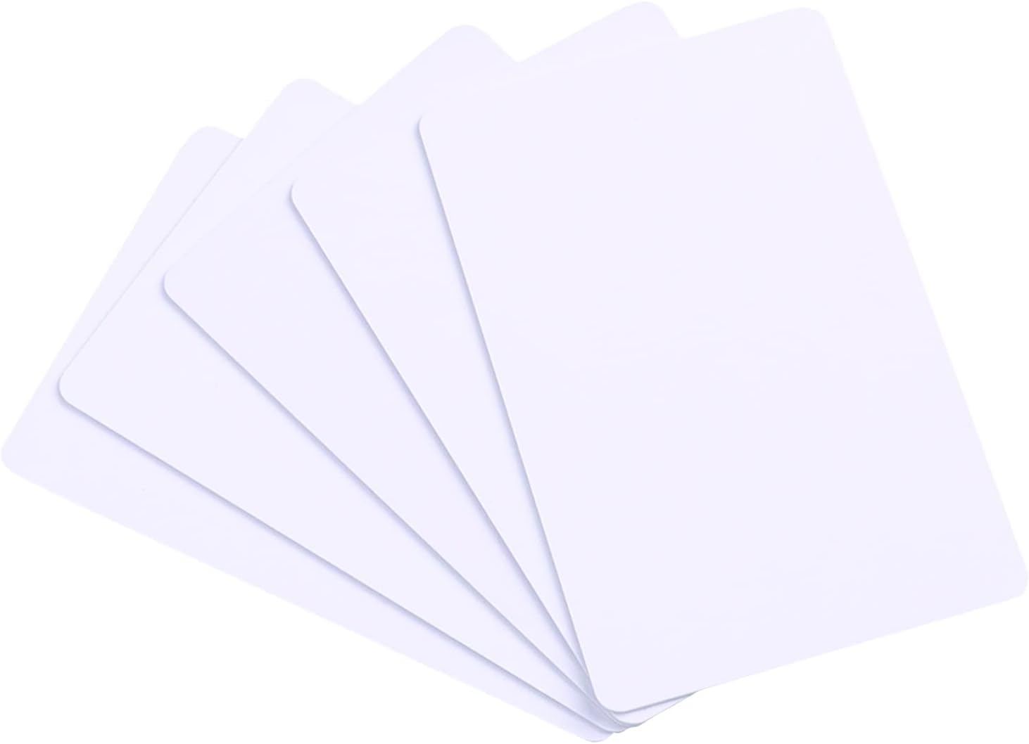 20 Pack-Premium Blank PVC Cards, Lumanious CR80 30Mil (CR8030) Graphic Quality White Plastic Cards for Most Photo ID Badge Printers