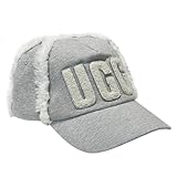 UGG レディース ボンデッドフリースベースボールキャップ, グレーヘザー, One Size