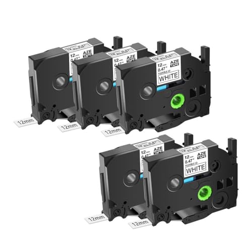 12mm 3-20PK TZE-FX231 TZE-FX241 131 631Ȃxe[vƌ݊̂_ȃ~l[ge[v(5PK Black on White)