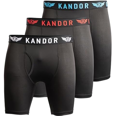 Kandor Long Leg Mesh Boxers - 3 Pack Cover