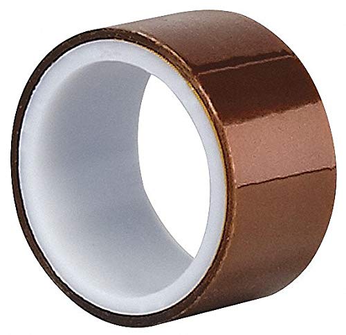 TapeCase 1/2-5-1205 1205 0.5in X 5yd Polyimide Film Tape (1 Roll)