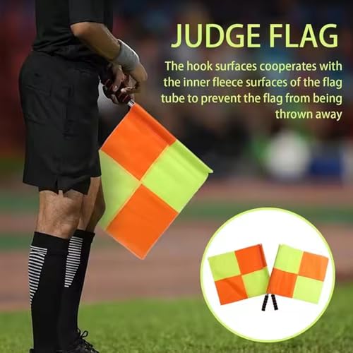 Kit de Árbitro de Fútbol con Banderas, Tarjetas y Silbato miniatura 6