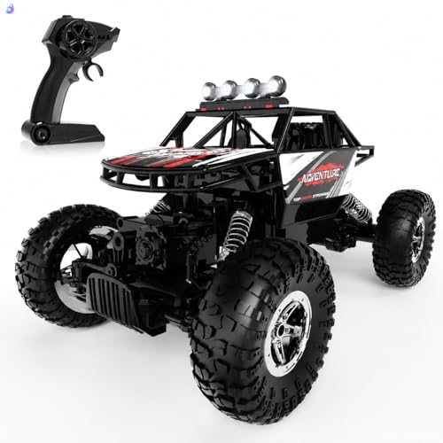 DEERC 1:14 RC Monster Truck 4WD Off Road Remote Control Car Metal Body