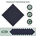 VallisCo 30 Pack Carpet Tile - 12” X 12” Self Adhesive Carpet Floor Tiles Anti-Slip Squares Peel and Stick Floor Tilel DIY Installation for Bedroom (Blue)