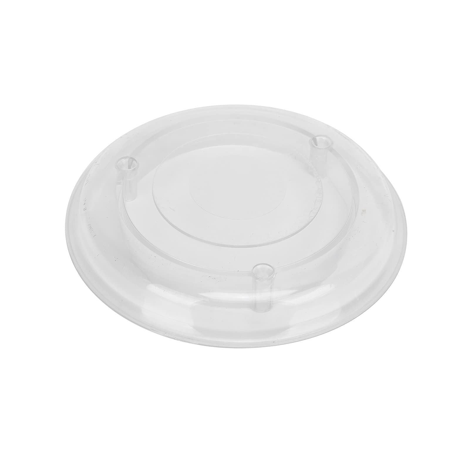 Ausla Grille d'aération en acier inoxydable, fenêtre de ventilation transparente centrale pour bateaux à moteur marin - caravanes, diamètre : 23 cm