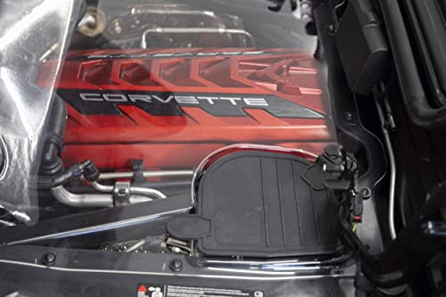 Amt Custom Designs C8 Corvette Htc Clear Engine Bay Cover #TOP3