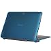 iPearl mCover Hard Shell Case for 10.1" ASUS Transformer Book T100HA Series 2-in-1 Laptop (NOT Compatible with T100TA Models, SSD Hard Drive only, with Outside Camera on T100HA Tablet) - Aqua