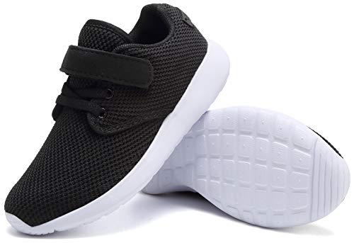 Image of TOEDNNQI Boys Girls Sneakers Kids Lightweight Breathable Strap Athletic Running Shoes for Little Kids /Toddler