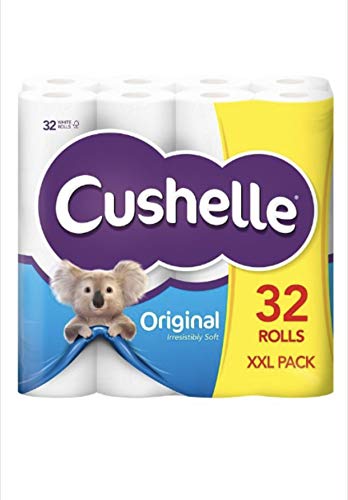 CUSHELLE Toilet Tissue Paper 32 Rolls White