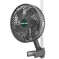 MARS HYDRO M6 Grow Ventilator Oszillierend，10 Windstufen，APP/WiFi Steuerung über iHub oder iControl Clip Ventilator Growbox Growzelt ，32DBA Leiser Lüfter für Umluft und Kühlung im Indoor Grow