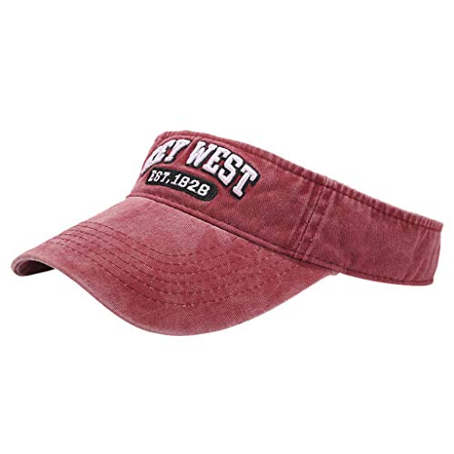 Excursion Sports Empty Top Tennis Cap, Adjustable Summer Sunscreen Athletics Curved Visor Hat