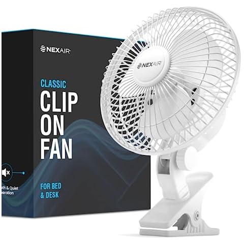 NEXAIR 6-Inch Portable Clip-On Fan Cover
