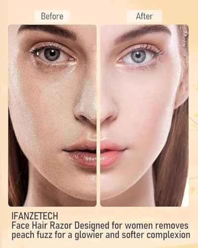 Image of 2-in-1 Eyebrow Trimmer & Facial Hair Remover for Women Pack of 1 | USB Rechargeable,LED Indicator Light, Painless Hair Removal, Portable Design Replaceable Precision Heads, Multicolour