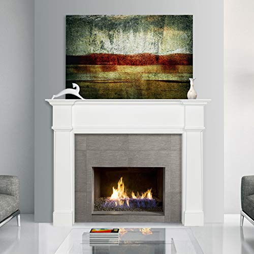 Pearl Mantels 550-48 Richmond Fireplace Mantel Surround, 48-Inch, White - Thumbnail 4