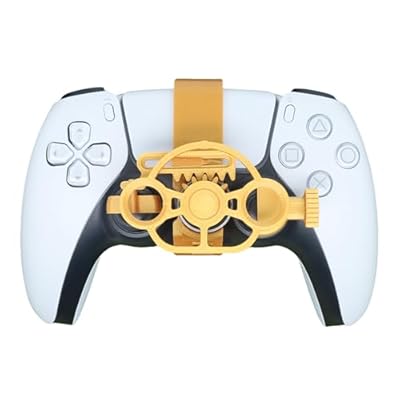 LICHIFIT Volante Mini para PS5 Controlador de Juego de Carreras Simulador de Conducción Impresión 3D Volante para PlayStation 5 Accesorios de Carreras Auxiliares | Ya disponible en tu tienda friki favorita! En mundofriki.es!
