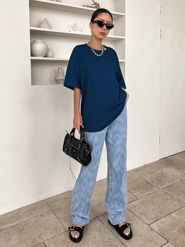 Image of Zilcon Women's Waffle Wool Knit Tops Dressy Business Casual T-Shirt Half Long Sleeve Fall Winter Summer Work Tops