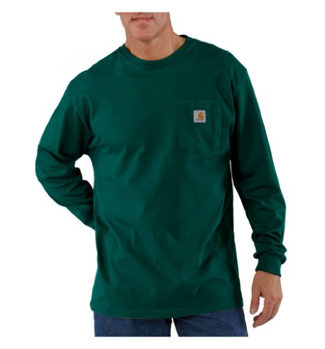 Image of Carhartt Men's Workwear Midweight Jersey Pocket Long-Sleeve T-Shirt