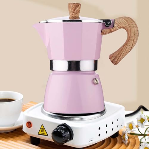 Moka Pot Stovetop Espresso Maker - 6 Cups