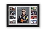 Max Verstappen Signed Poster Print- Limited Edition Autograph Fan Gift – Collectible Memorabilia Merchandise (Unframed A3 (30x40cm))