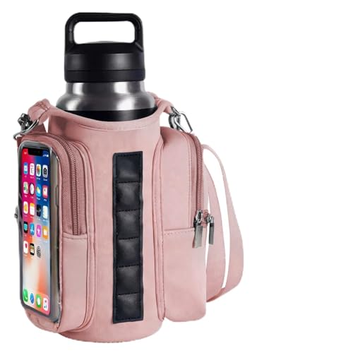 Magnetic Gym Bag Water Bottle Carrier Holder with Phone Pockets