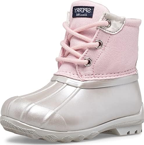 Sperry Port Boot, Pink Camo, 9 US Unisex Little Kid