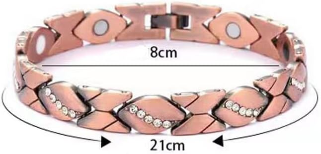 Miniatura 2 de Pulseras de cobre para hombres y mujeres amor corazón pulsera ajustable joyería regalos