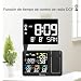 Imagen de KETOTEK Despertador digital de radio con proyección