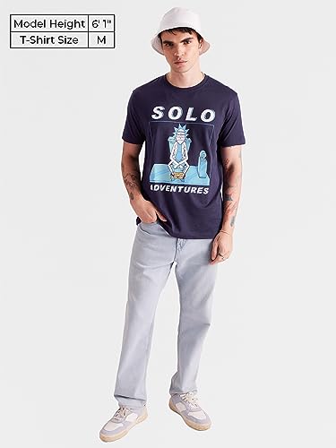 Image of The Souled StoreOfficialMenRick and Morty: Flying SoloT-Shirts