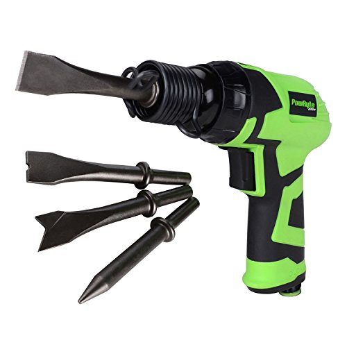 41PIDtm1b1L PowRyte Elite Composite Short Stroke Air Hammer with 4 Chisels
