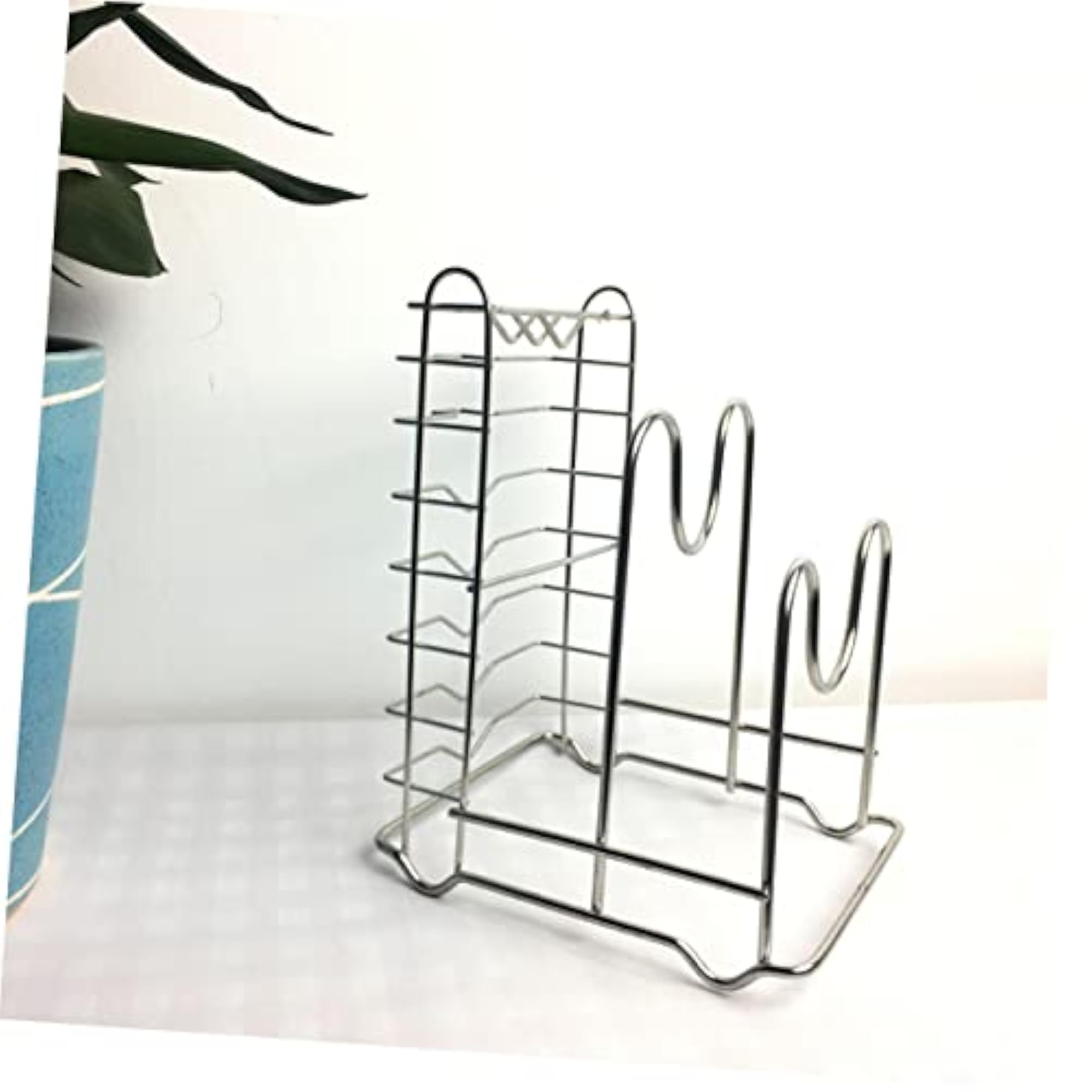Stainless Steel Cutting Board Rack Organizer 3 in 1
