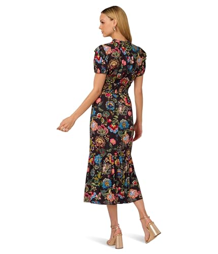 Image of Adrianna Papell Printed Midi Dress