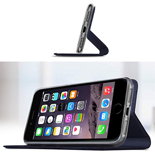 Verco iPhone SE Cover, Custodia a Libro Pelle PU