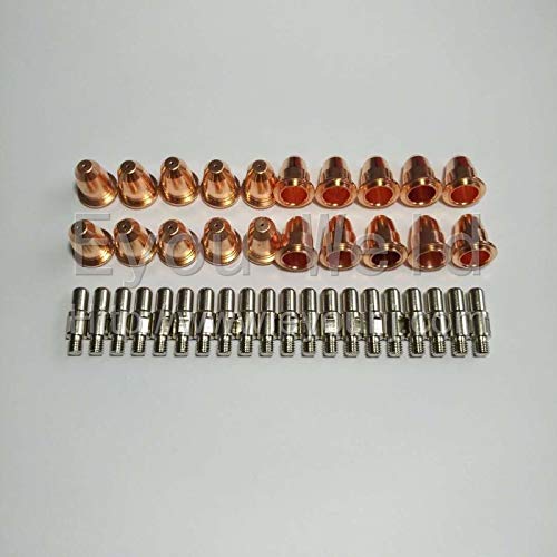 100pcs PD0116 Tips + PR0110 electrodes - Plasma Cutter Consumables for Trafimet S45 S45P