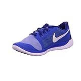 Nike Unisex Kinder Free 5.0 GS Laufschuhe, Blue Hyper Cobalt/White/Varsity Maize/Deep Royal 404, 35.5 EU
