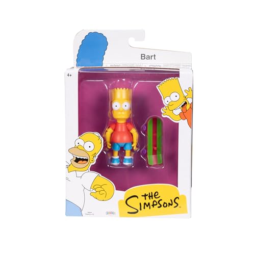Figurine de collection Bart Simpson 12,7 cm articulée avec skateboard - 9