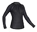 Produktbild Camaro Damen Shirt Langarm mit Kapuze Blacktec Hoody, Schwarz, 38
