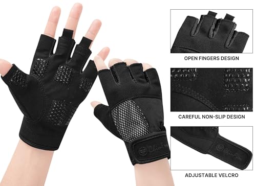 Image of ChinFun Kayaking Gloves 3 /4 Finger - Provide Cushioning and Protection | Resistant Palm and Grip, Easy to Take on and Off, Perfect for Diving, Sailing, Kayaking - Men, Women, Youth